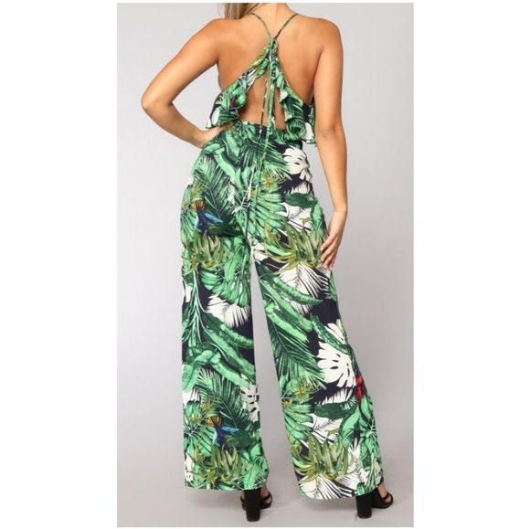 Fashion Nova floral jumpsuit - Picture 2 of 2